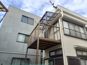 ベランダ屋根取り付け