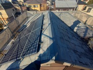 屋根カバーの施工前