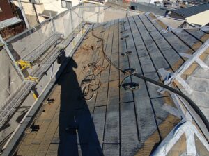 ソーラー金具撤去