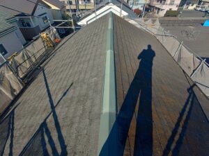 朝霞市の屋根カバー前