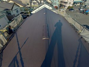 朝霞市の屋根カバー工法施工後