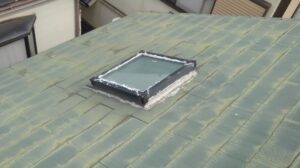雨漏りしている天窓