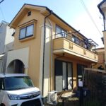 新座市の外壁塗装の現場